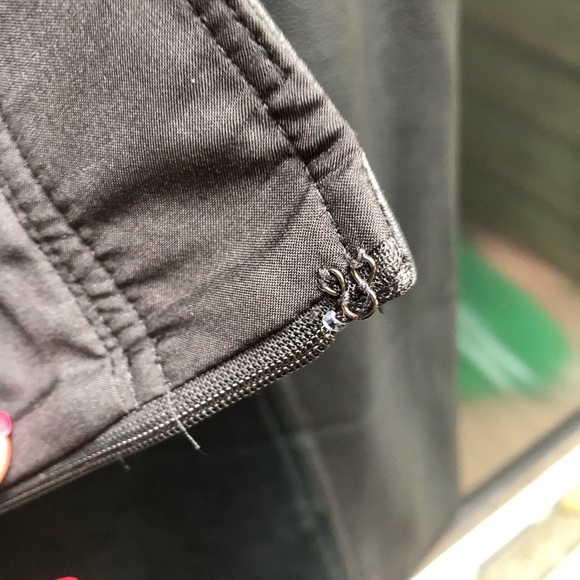 Loft Sz 6 Vegan Leather & Suede Skirt EUC - Picture 3 of 9